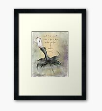 i must be a mermaid Gerahmtes Wandbild