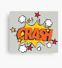 COMIC BOOK: CRASH! Canvas Print