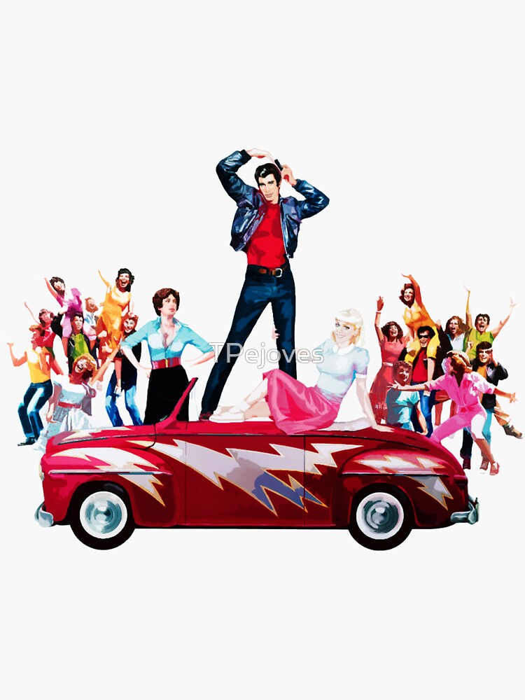 "Grease is the Word" Sticker by TPejoves Redbubble