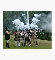 Musket Fire to Celebrate Independence Day Photographic Print