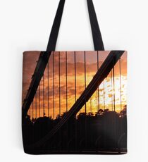 Suspended Sunset Tote Bag