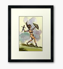 Sword & Shield Framed Print