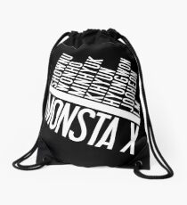 Monsta X Member Names List Drawstring Bag