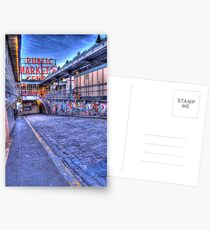 Pikes Place Market Seattle Postcards