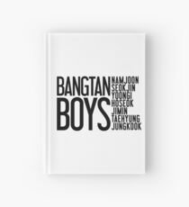 BTS/Bangtan Boys Names Hardcover Journal