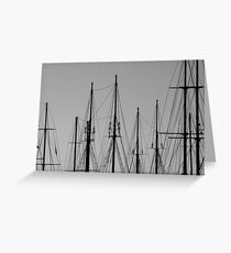 Masts Greeting Card