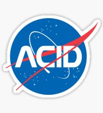 Acid vs Nasa Sticker