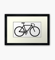 Bike Silhouette Framed Print