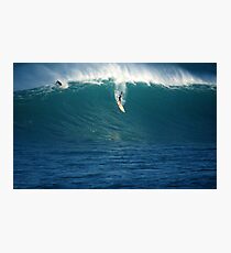 Flying Waimea Bay Photographic Print