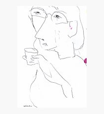 Jean with a Glass of Water Photographic Print