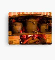 Fireplace Canvas Print