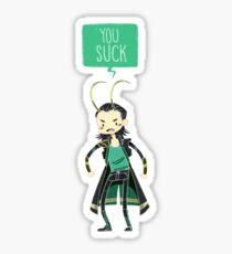 You Suck Sticker