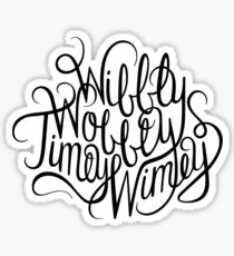 Wibbly Wobbly Timey Wimey Sticker