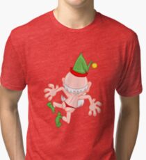 Verrückte Elf Vintage T-Shirt