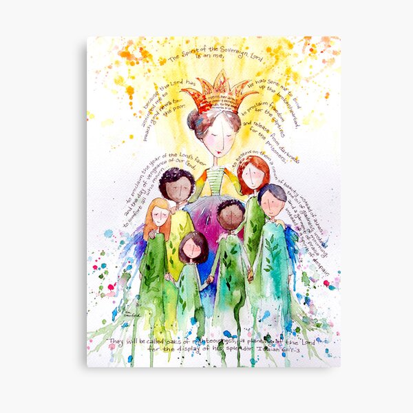 Isaiah 61 Woman Canvas Print