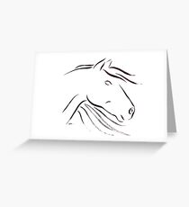 Horse Essence ii Greeting Card