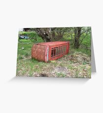 Telephone Box Greeting Card