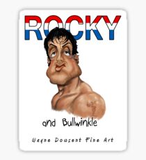 ROCKY and Bullwinkle Sticker