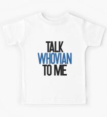 Talking Whovian Kids Tee