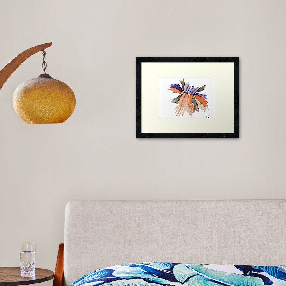 Only a kiss Framed Art Print