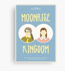 Moonrise Kingdom film poster Canvas Print