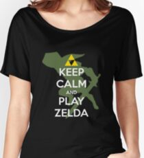 Keep calm and play Zelda! Women's Relaxed Fit T-Shirt