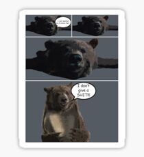 A Comic About a Bear Sticker