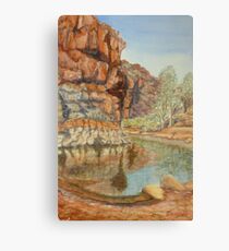 Barraranna Waterhole, Flinders Ranges Metal Print