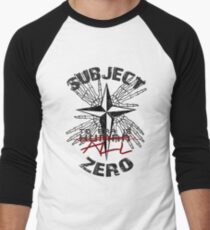 Subject Zero- To Err is All Men's Baseball ¾ T-Shirt