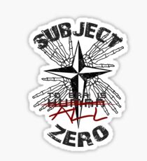 Subject Zero- To Err is All Sticker