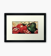 Garden Vegetables Framed Print
