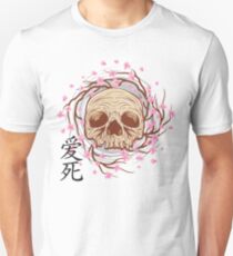 CHERRY BLOSSOM SKULL Unisex T-Shirt