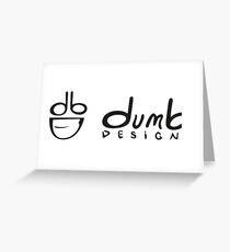 dumb Logo Greeting Card