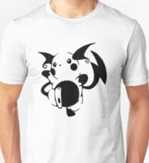 Raichu Black Unisex T-Shirt