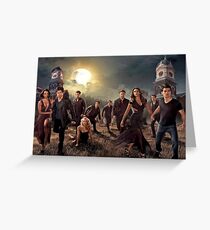 The vampire diaries-cast Greeting Card