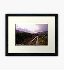 New Years Day Walk in the Glens of Antrim Framed Print