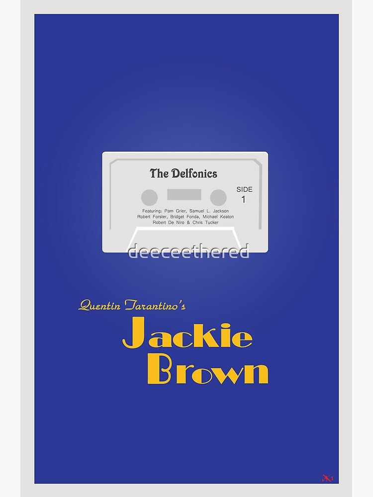 original jackie brown minimalist movie poster photographic print the minimalist movie