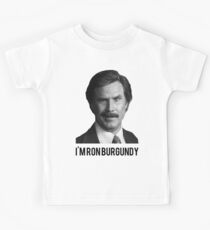Hi! I'm Ron Burgundy Kids Tee
