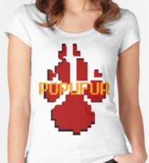 Popufur V2 Women's Fitted Scoop T-Shirt