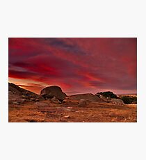 "A Summer's Sundown At The Rocks" Photographic Print