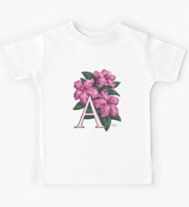 A is for Azalea - full image Kids Tee