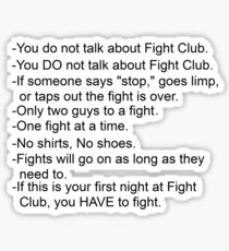 Fight Club Sticker