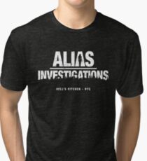 Alias Investigations (aged look) Tri-blend T-Shirt
