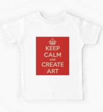Keep Calm and Create Art Kids Tee