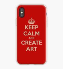Keep Calm and Create Art iPhone Case