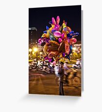 Saigon Ben Thanh Roundabout Greeting Card