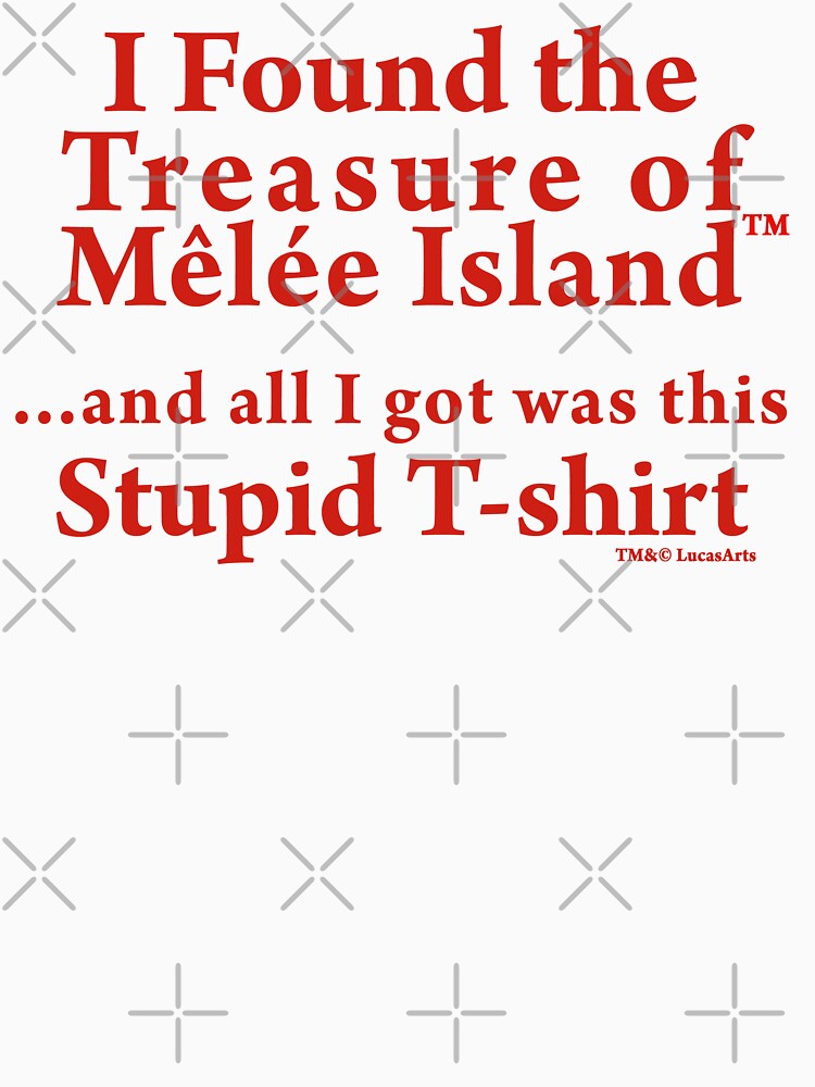 melee island t shirt