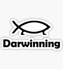 Darwinning Sticker