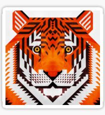 Triangle Tiger Sticker