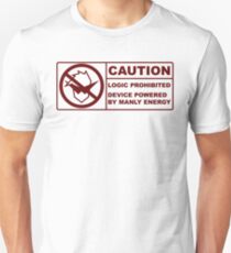 Powered By Manly Energy Unisex T-Shirt